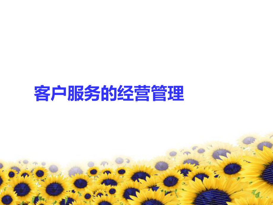 客户服务的经营管理PPT课件.ppt_第1页