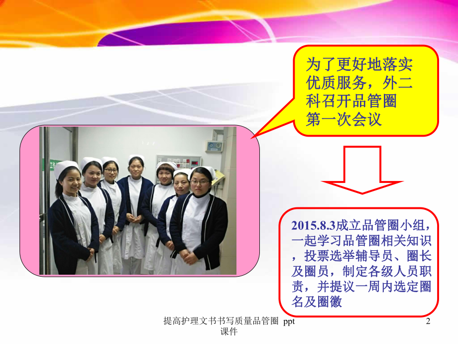 提高护理文书书写质量品管圈-ppt课件.ppt_第2页