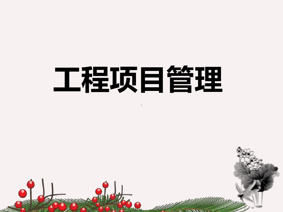 工程项目管理(全套)最新PPT课件.ppt_第1页