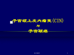 妇产科学子宫颈上皮内瘤变(CIN)修改版PPT课件.ppt