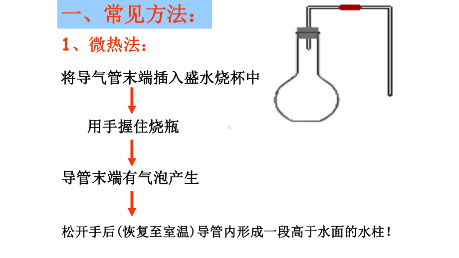 2021届高三化学一轮复习-常见气密性检查专题复习课件.pptx_第3页