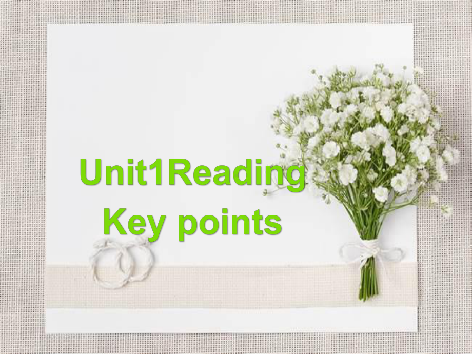 人教版必修五unit1Reading知识点课件.ppt_第1页