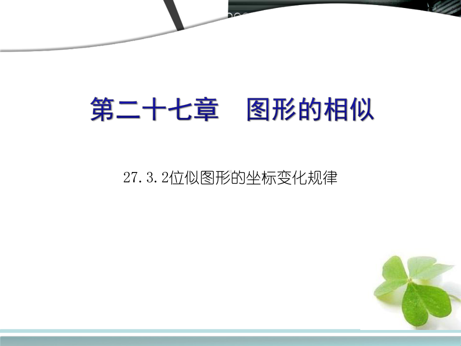 位似图形的坐标变化规律课件.ppt_第1页