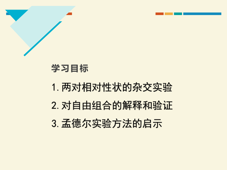 人教版生物必修二1.2孟德尔豌豆杂交实验(二)精品公开课示范课课件.pptx_第2页