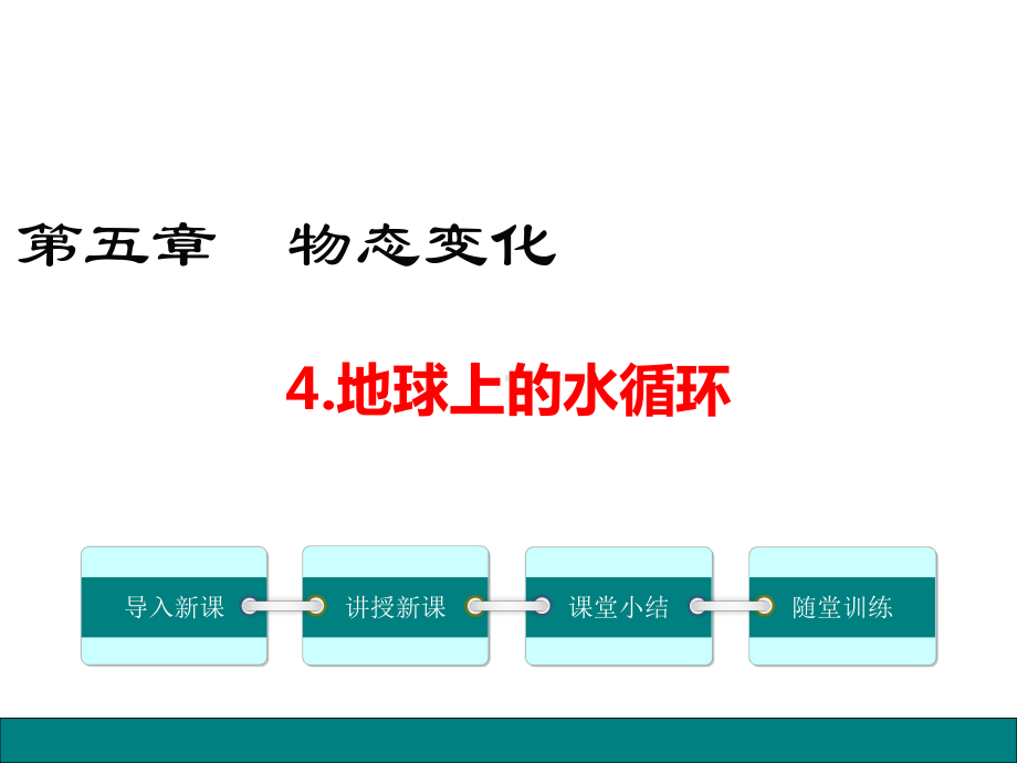 教科版八年级物理上册5.4《地球上的水循环》精美课件.ppt_第1页