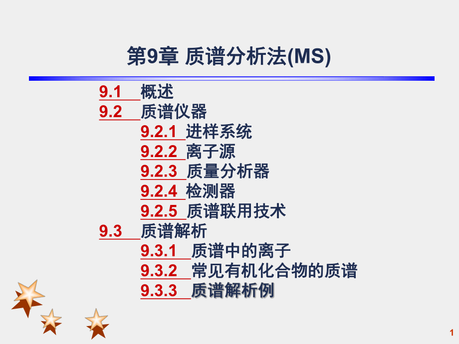 仪器分析质谱课件.pptx_第1页