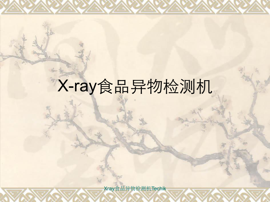 Xray食品异物检测机Techik课件.ppt_第1页