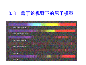 33量子论视野下的原子模型解析课件.pptx