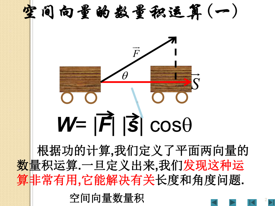 数学：3.1.3空间向量数量积运算课件(人教版选修2).ppt_第2页