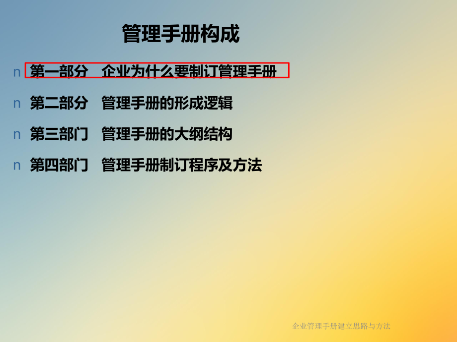 企业管理手册建立思路与方法课件.ppt_第2页