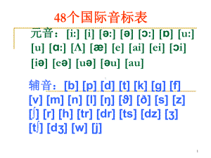 48个音标的发音方法-(课堂PPT)课件.ppt