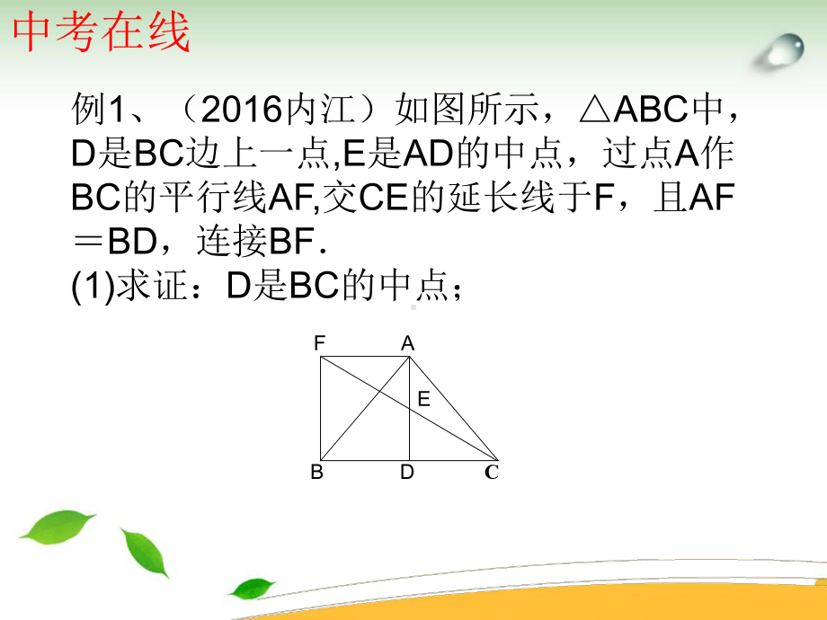 数学建模在中考中的运用-中点+平行=全等课件.ppt_第2页