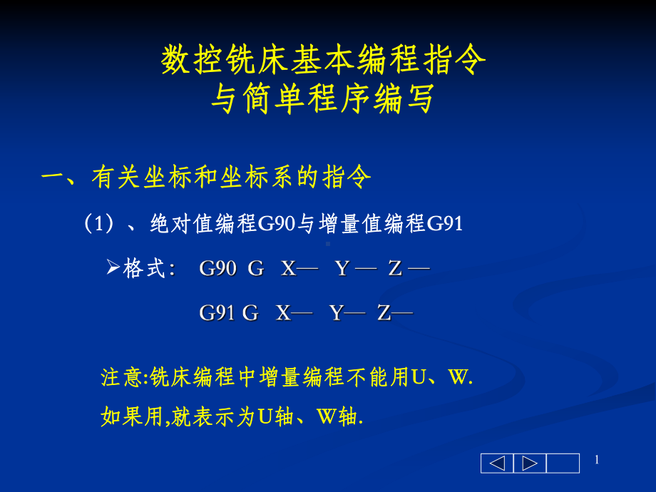 数控铣床基本编程指令-与简单程序编写课件.ppt_第1页