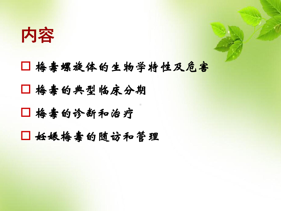 妊娠期梅毒的规范治疗-PPT课件.ppt_第2页