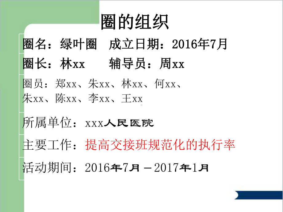 提高交接班规范化品管圈课件.ppt_第3页