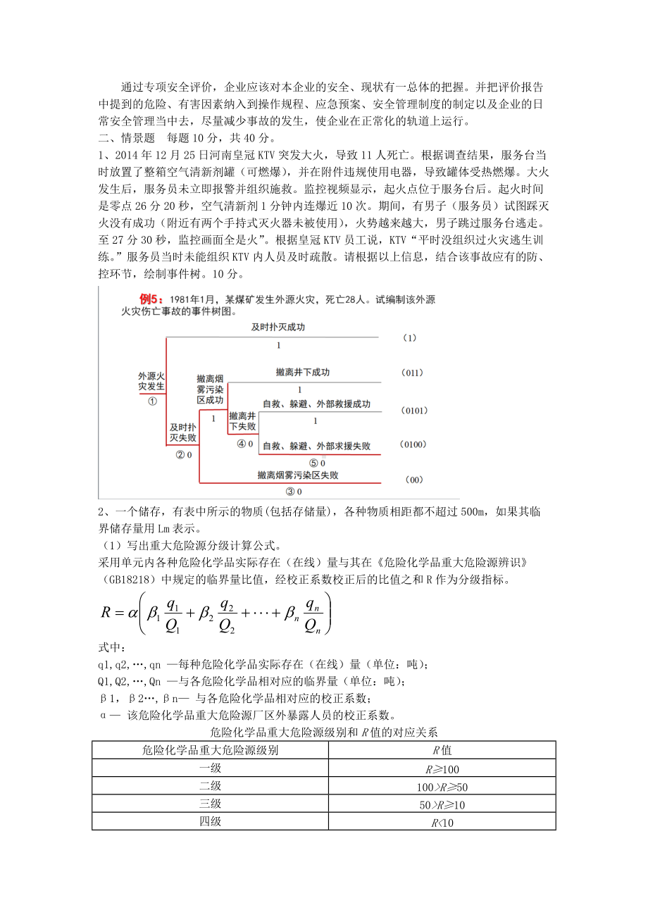 2021年二级安全评价师考试专业能力考试真题与答案.doc_第2页