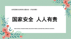 国家安全人人有责ppt课件2022年高中国家安全教育日主题班会.pptx