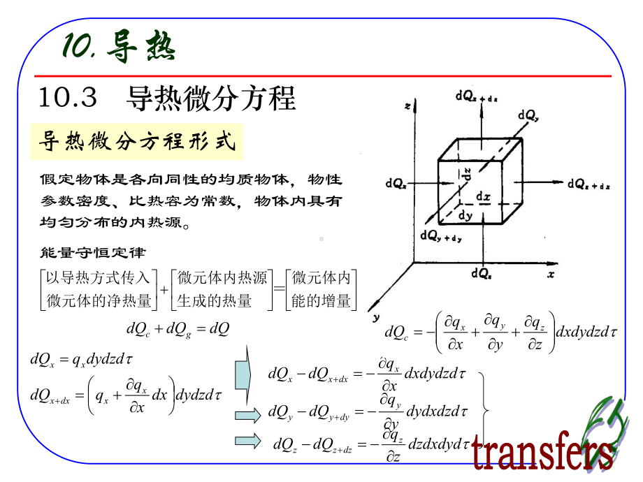 导热微分方程课件.pptx_第1页