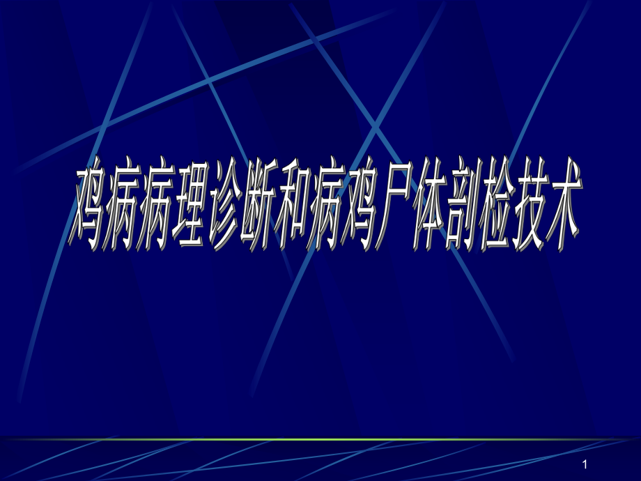 家禽尸体剖解技术课件.pptx_第1页