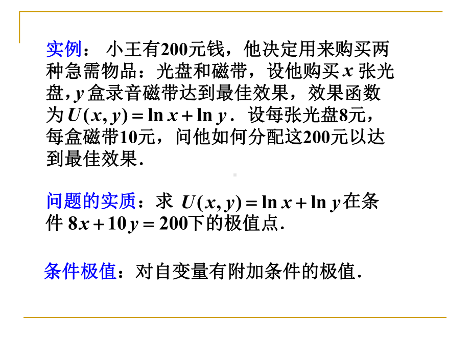 数学分析148条件极值课件.pptx_第2页