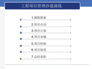 工程项目管理沙盘演练课件.pptx