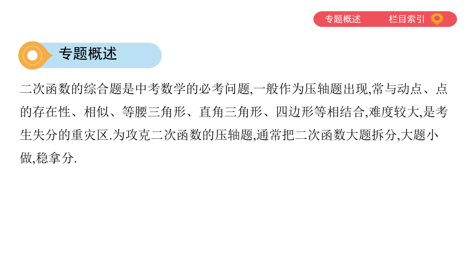 初三数学中考数学二次函数综合专题训练课件.pptx_第3页