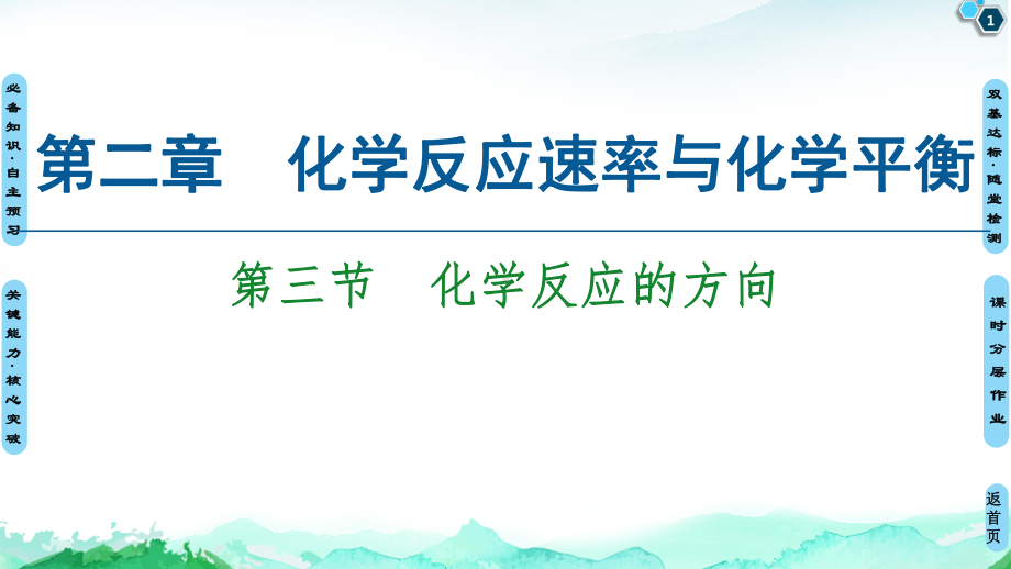 第2章 第3节　化学反应的方向 ppt课件-（2019）新人教版高中化学选择性必修一.ppt_第1页