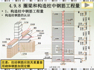 工程造价计算00491钢筋工程构造柱和圈梁课件.pptx