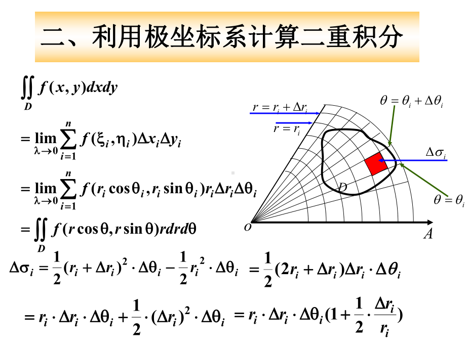 利用极坐标系计算二重积分%课件.pptx_第1页