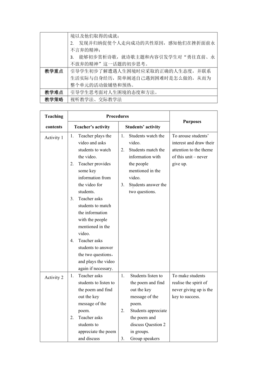 Unit 2 Starting out 教案-（2019）新外研版高中英语选择性必修第一册.doc_第2页