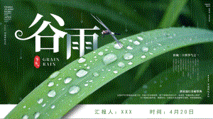 传统文化二十四节气谷雨节介绍专题教学讲座PPT课件.pptx