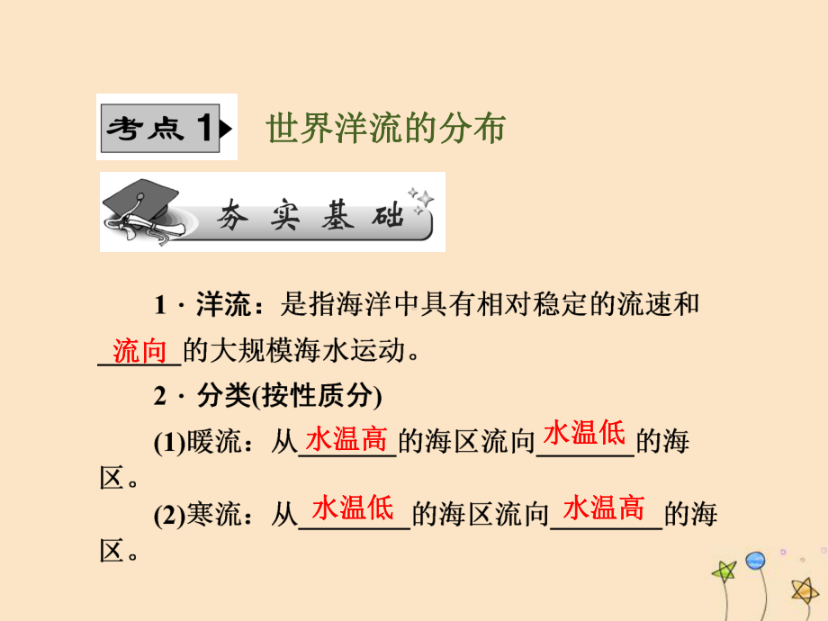 (名师导学)2020高考地理一轮复习第3单元自然环境中的物质运动和能量交换第八讲海洋水课件.ppt_第2页