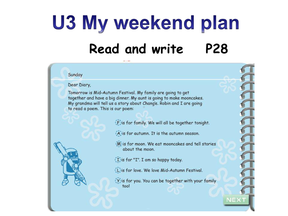 pep英语六年级上册-Unit-3-My-weekend-plan-B-Read-and-write课件.ppt_第1页