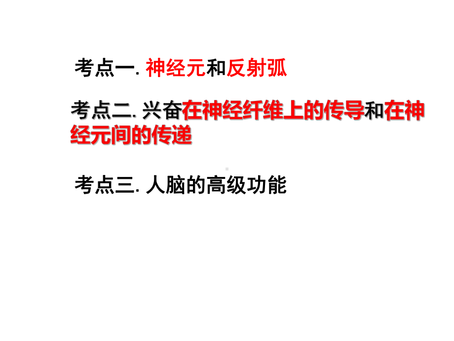 2022届高三一轮复习生物：第24讲-通过神经系统的调节课件.ppt_第2页