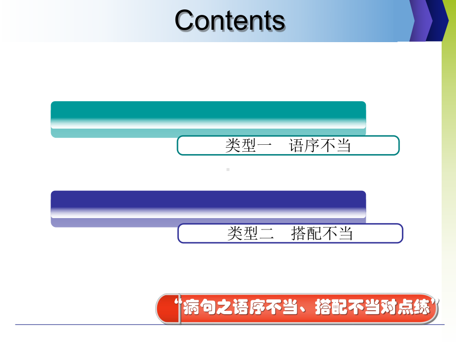 2020高考语文第一部分-专题二-第1课时-突破病句6大类型之“语序不当、搭配不当”(1)课件.ppt_第3页