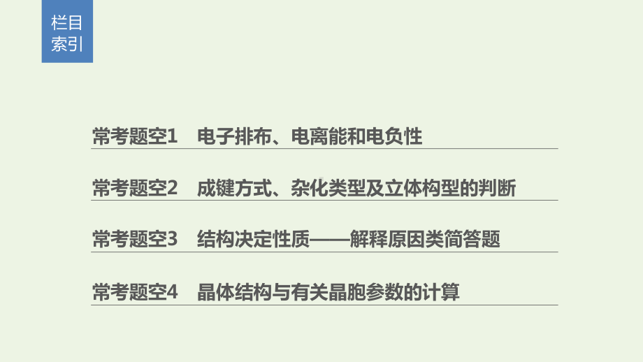 (通用版)2020高考化学二轮复习题型四物质结构与性质综合题的研究(选考)逐空突破课件.pptx_第2页