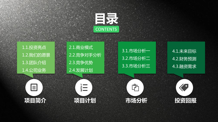 PPT模板：框架完整商业创业融资计划书(适用于投资合作公司介绍企业宣传)5176课件.pptx_第2页