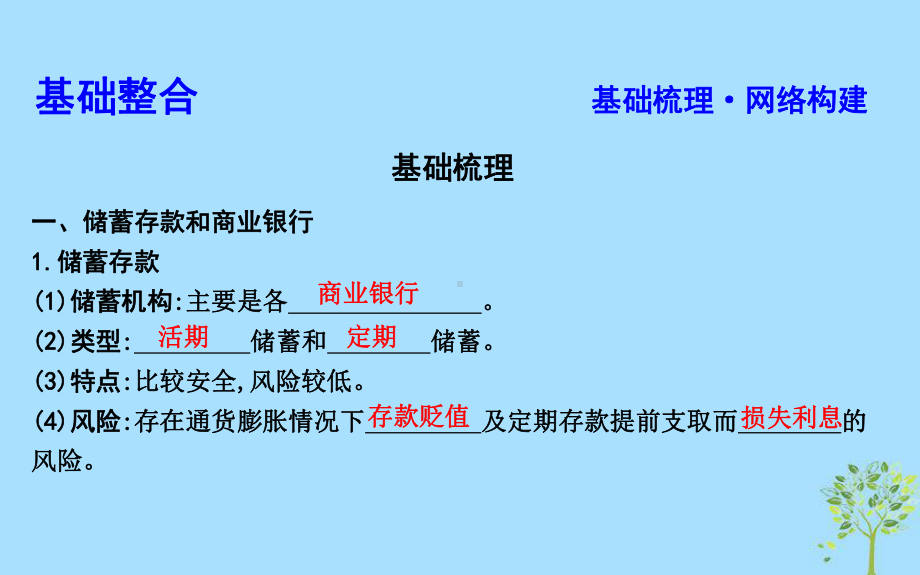 2020版高考政治总复习第二单元生产劳动与经营第六课投资理财的选择课件新人教版必修1.ppt_第3页