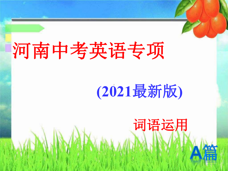 2021年河南省中考词语运用解题技巧课件(40张PPT).pptx_第1页