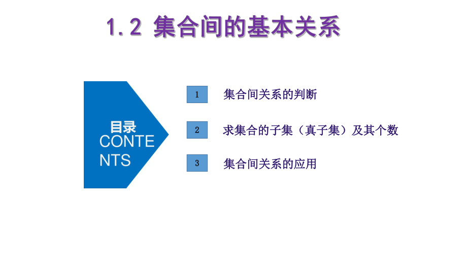 1.2-集合间的基本关系-2021-2022学年高一数学新教材配套教学精品课件(人教A版必修一).pptx_第1页