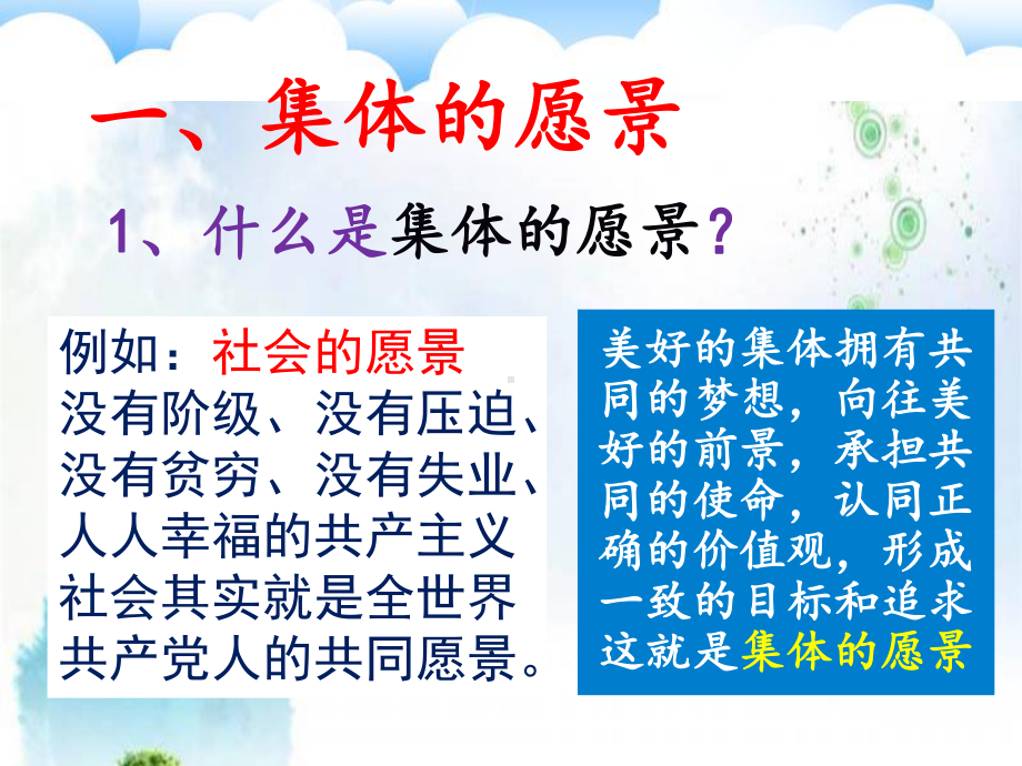 8.1憧憬美好集体-人教版道德与法治七年级下册课件.pptx_第3页