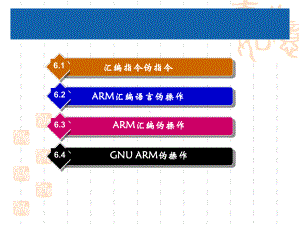 ARM汇编伪指令与伪操作课件.ppt