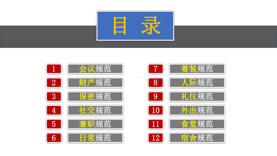 ppt模板新员工日常行为规范培训PPT课件.pptx_第2页