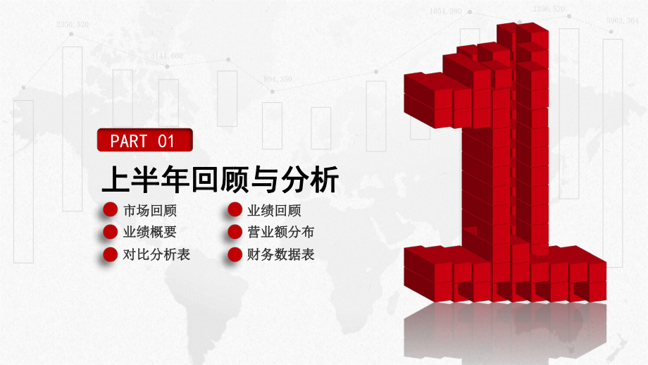 PPT模板：红色大气微立体全新图表财务工作数据分析报告汇报总结课件.pptx_第3页