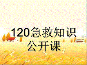 120急救知识公开课课件.ppt