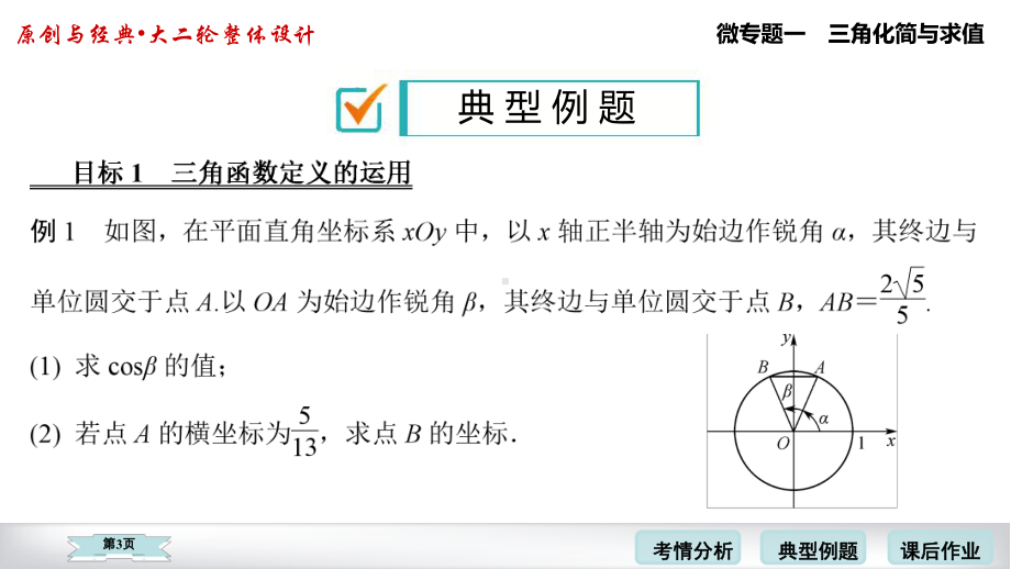 2020高考数学二轮微专题三角化简与求值考点考题考向点拨(53张)课件.pptx_第3页