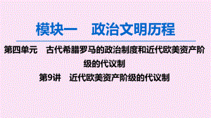 2020版高考历史一轮复习近代欧美资产阶级的代议制课件北师大版.ppt