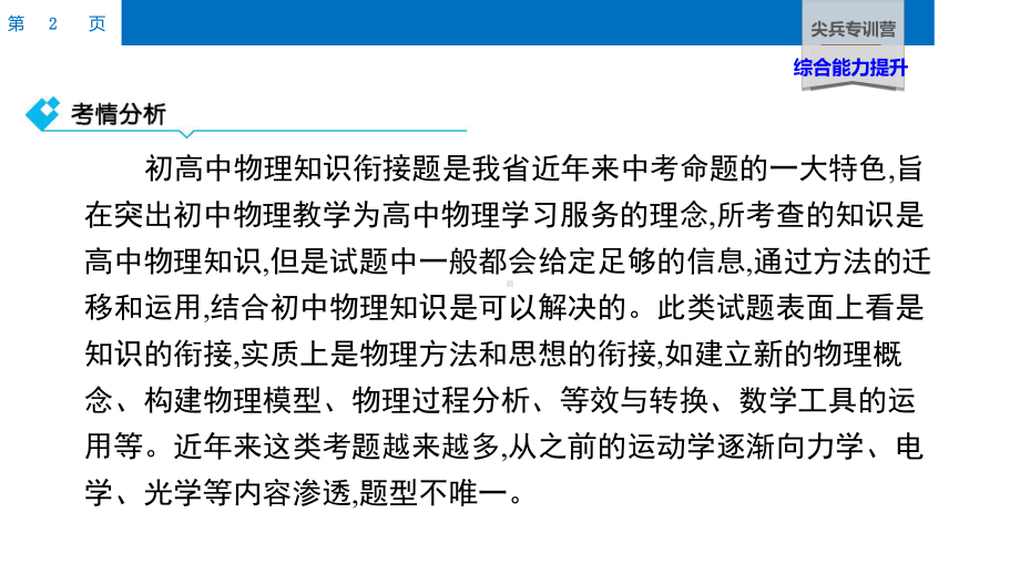 29-专训四-初高中衔接题-科目一-光学初高中知识衔接题课件.pptx_第2页