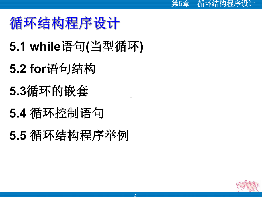 Python语言程序设计第五章循环结构程序设计课件.ppt_第2页