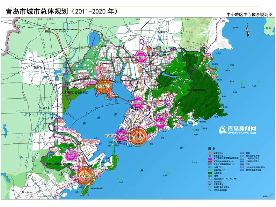 2020年青岛城市规划：中心城区规划参考课件.ppt_第2页